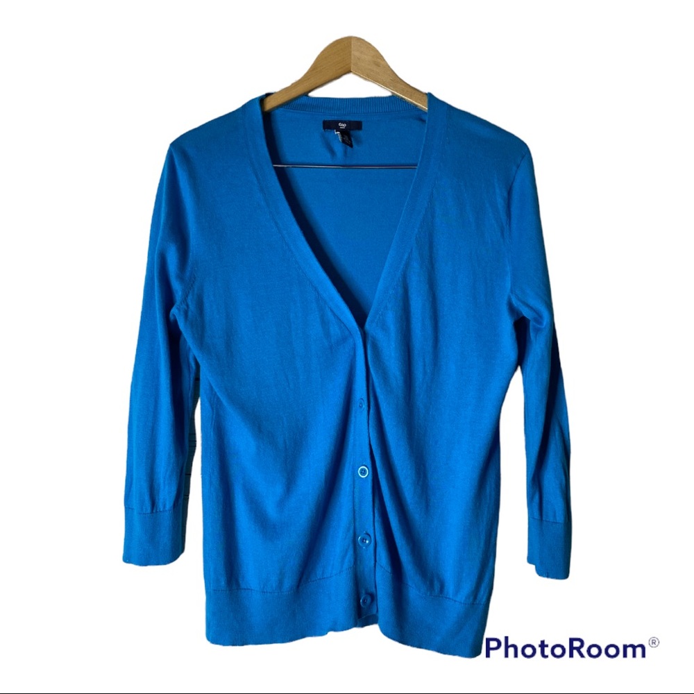 Gap Factory Blue Cardigan Size M